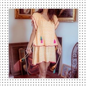 NWT Tessora - Talia Off-Shoulder Tiered Mini Dress M